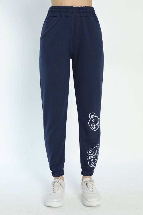 2 İplik Kadın Eşofman Alt 4002 İndigo