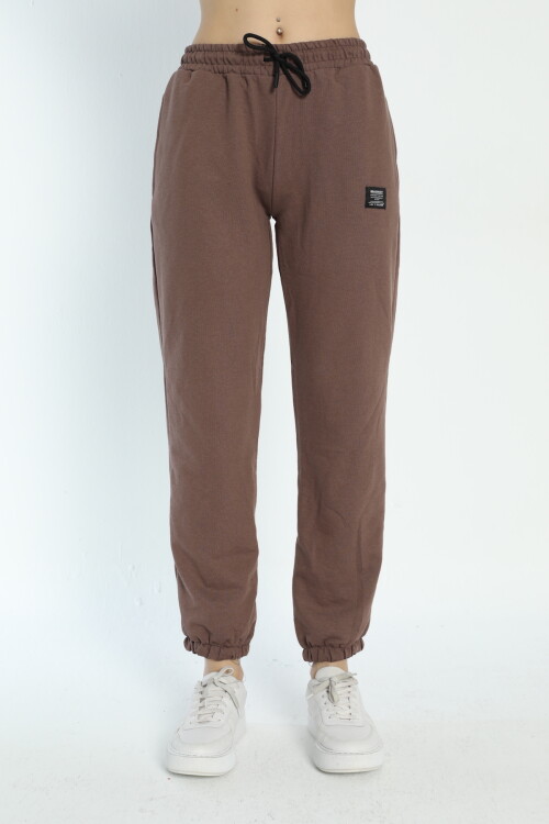 2 İplik Kadın Eşofman Alt 2284 Kahverengi