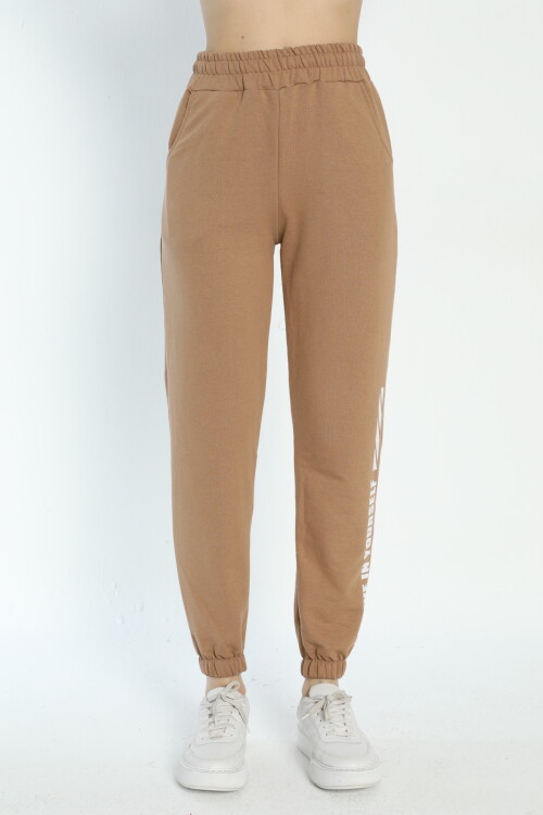 2 İplik Kadın Eşofman Alt 4002 Vizon