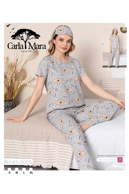 Kadın Kısa Kol Pijama Takım 4043