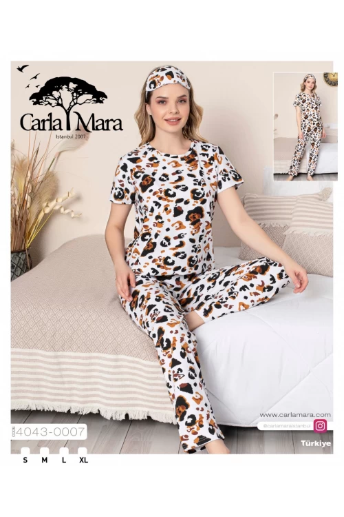 Kadın Kısa Kol Pijama Takım 4043