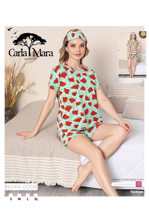 Kadın Kısa Kol Şort Takım 4044