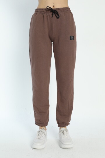 2 İplik Kadın Eşofman Alt 2284 Kahverengi