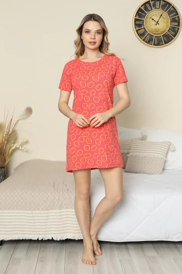 Kadın Kısa Kol Gecelik 4042
