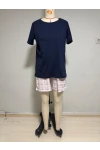 Ekose Şortlu Kısa Kol Pijama Takım